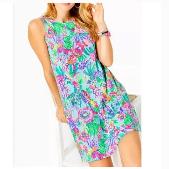 Lilly Pulitzer Kristen dress multi me and my zesty size large NWT - Picture 1 of 8